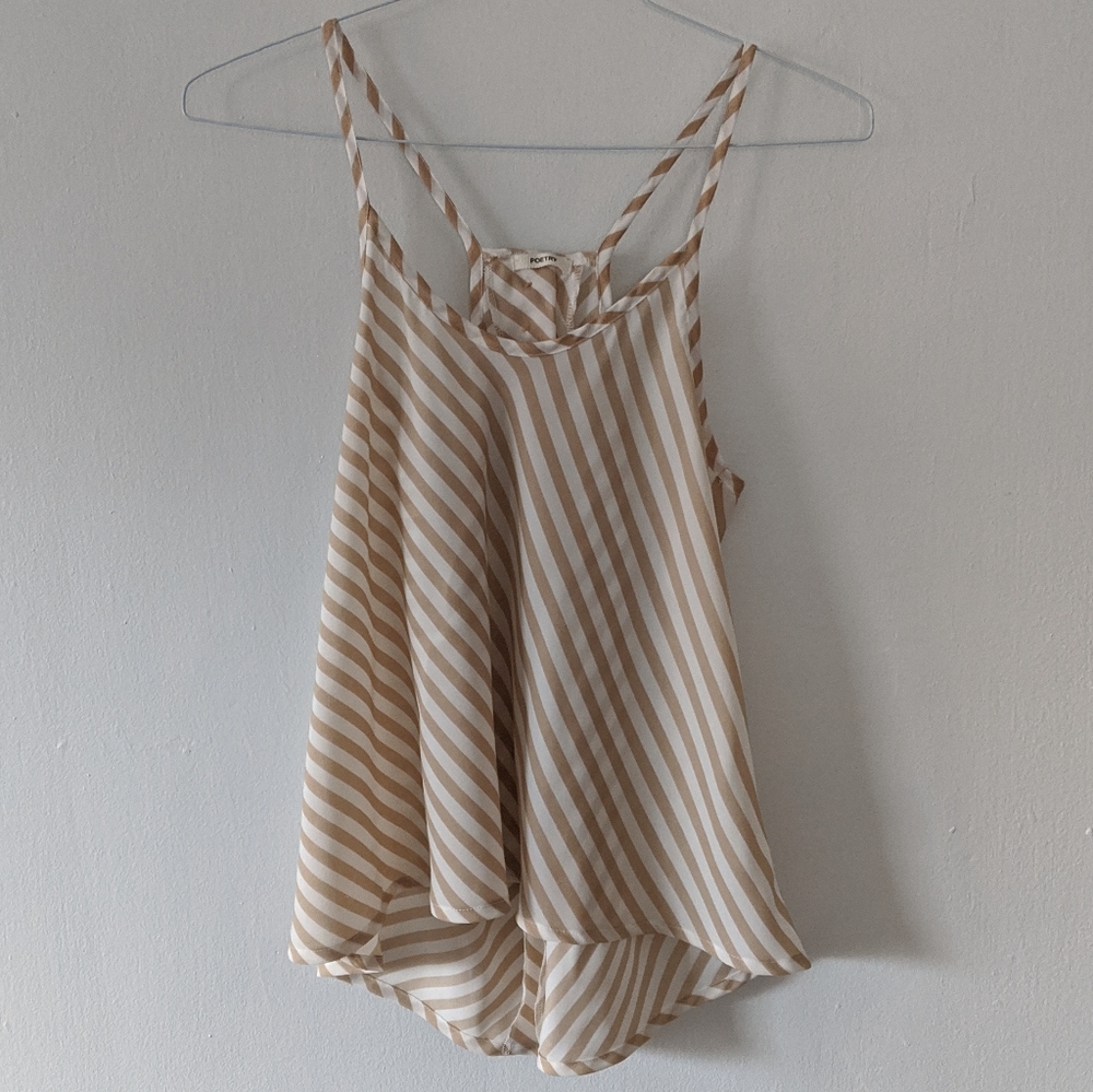 Poetry striped Cami NWT
